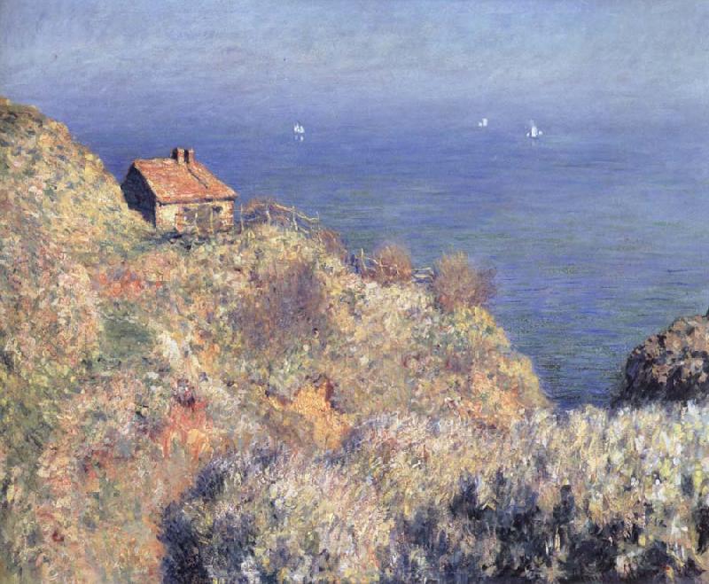 Claude Monet The Fisherman-s Hut at Varengeville France oil painting art
